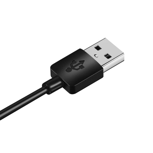 Smart watch charging cable for Garmin Fenix 7, USB-A plug to black charging connector.