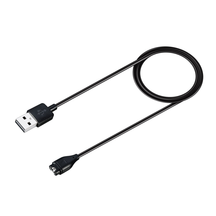 Smart watch charging cable for Garmin Fenix 7, USB-A plug with black charging end and cord.