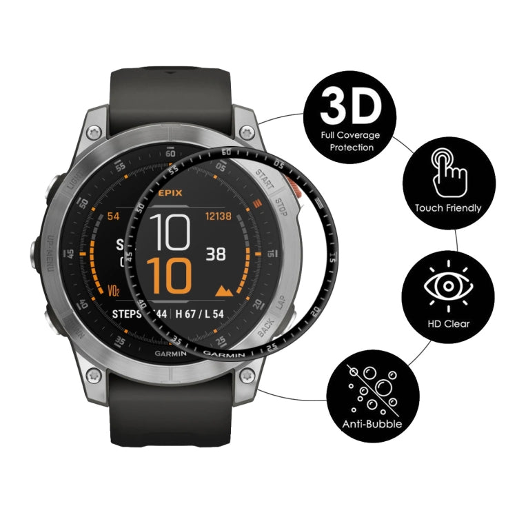 ENKAY 3D full coverage screen protector film icons: protection, touch, HD clear, anti-bubble