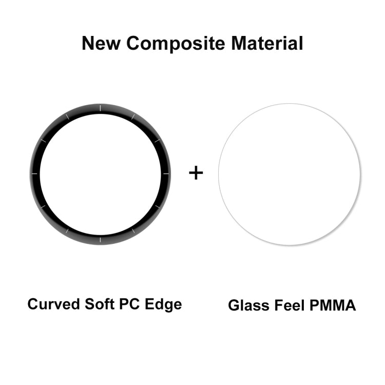 ENKAY 3D Full Coverage Soft PC Edge + PMMA HD Screen Protector Film For Amazfit GTR 3, 1 PC, 2 PCS