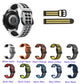 Silicone smartwatch strap with mixed-color link holes, multiple color options