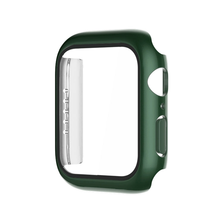 Electroplating Monochrome PC+Tempered Film Watch Case, For Apple Watch Series 9 / 8 / 7 45mm, For Apple Watch Series 8 / 7 45mm, For Apple Watch Series 6/5/4/SE 44mm, For Apple Watch Series 3/2/1 42mm, For Apple Watch Series 9 / 8 / 7 41mm             ...
