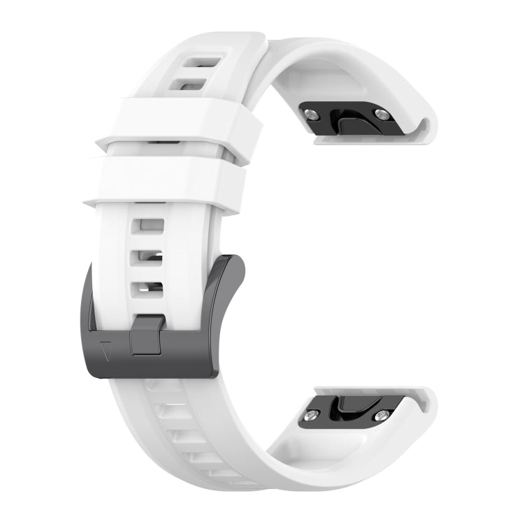 20mm white silicone watch band with clasp for Garmin Fenix 5S/5S Plus