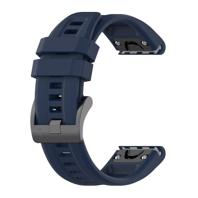 Silicone watch band for Garmin Fenix 5S/5S Plus in navy blue