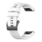 Silicone watch band for Garmin Fenix 5S/5S Plus in white