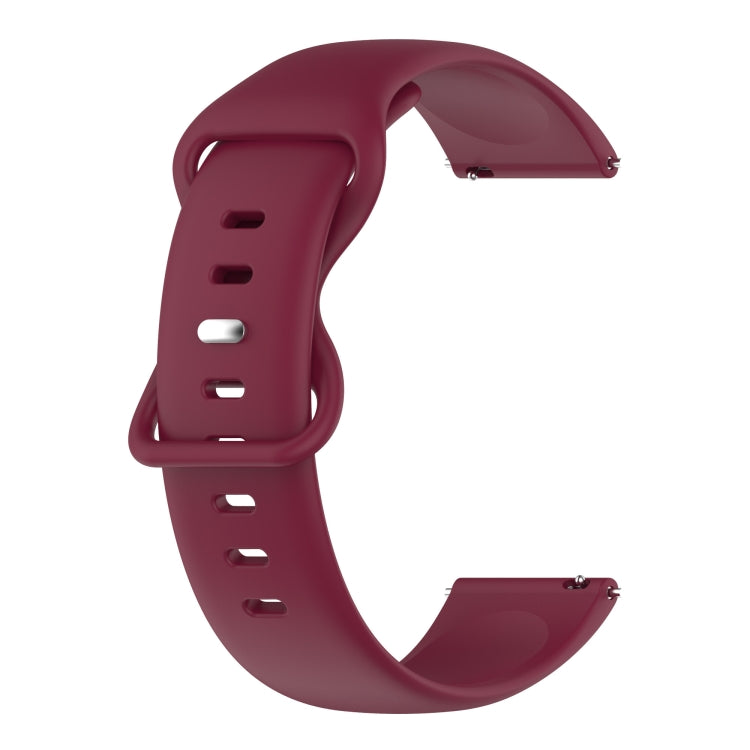 20mm Solid Color Silicone Watch Band, For Amazfit BIP Lite