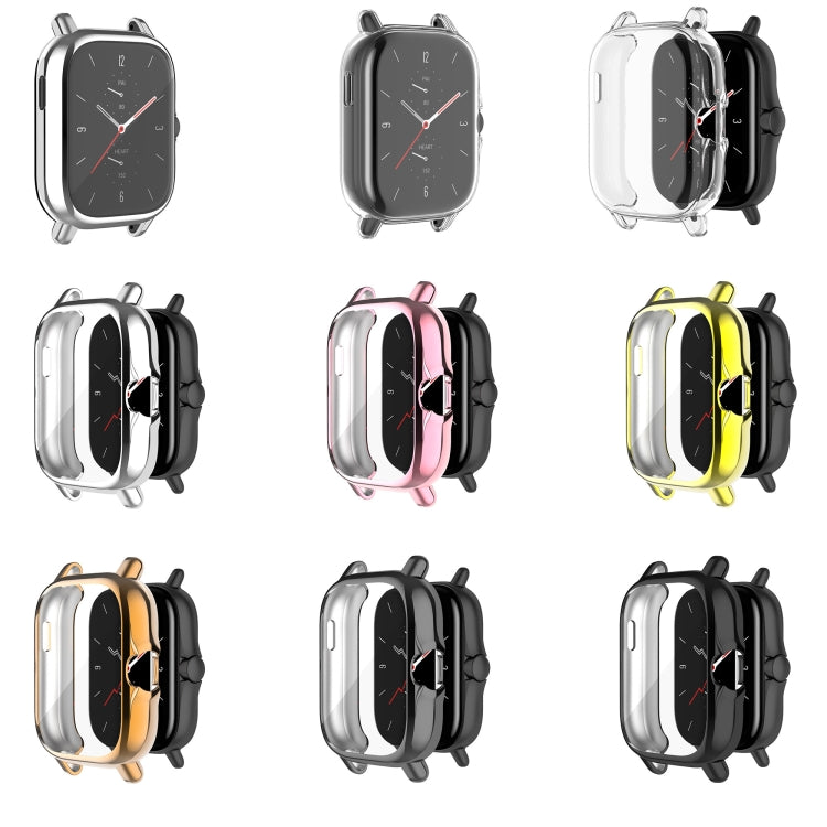 Shockproof TPU Plating Watch Case, For Amazfit GTS 3