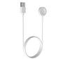 Universal watch charging cable with USB end and round charging base