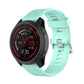 22mm Twill Solid Color Silicone Watch Band, For Garmin Forerunner 745