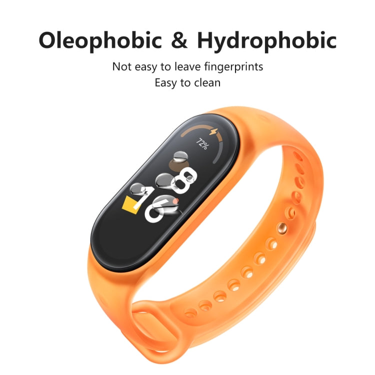 Mi Band 7 screen protector film, oleophobic hydrophobic coating for easy-clean