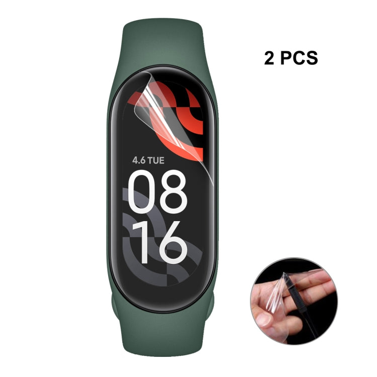 Mi Band 7 screen protector film, 2 pcs, full coverage, clear TPU
