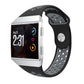 For Fitbit Ionic Breathable Two-tone Silicone Watch Band