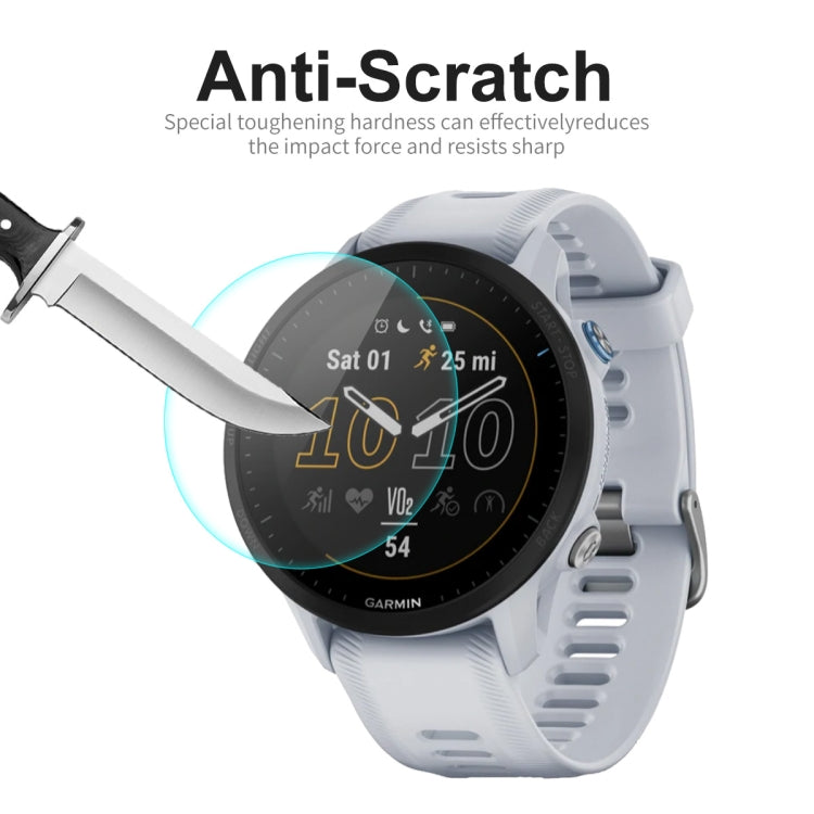 Anti-scratch tempered glass screen protector for Garmin Forerunner 955, scratch-impact protection