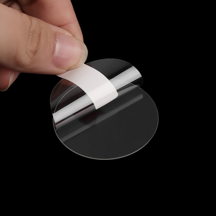 Curved tempered glass screen protector film for a smartwatch, clear anti-scratch