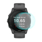 ENKAY tempered glass screen protector coverage on Garmin Forerunner 255 watch face