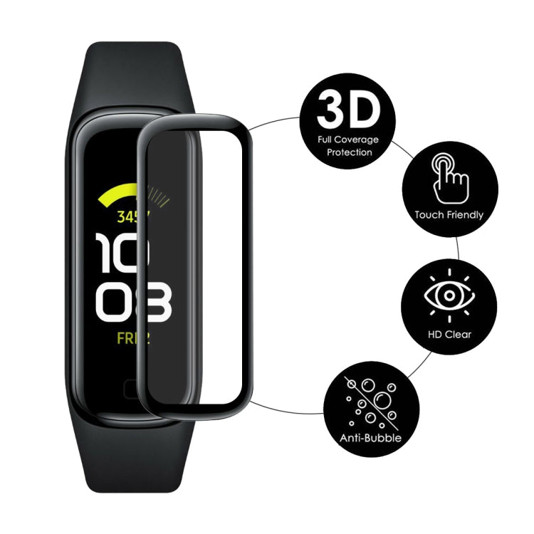 Full coverage 3D watch screen protector film with touch-friendly and HD clear protection