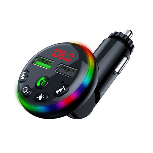 F13 Car Smartphone Charger Hands Free Calling 5.0 Bluetooth-MP3 Player Car Wireless FM Transmitter, F13
