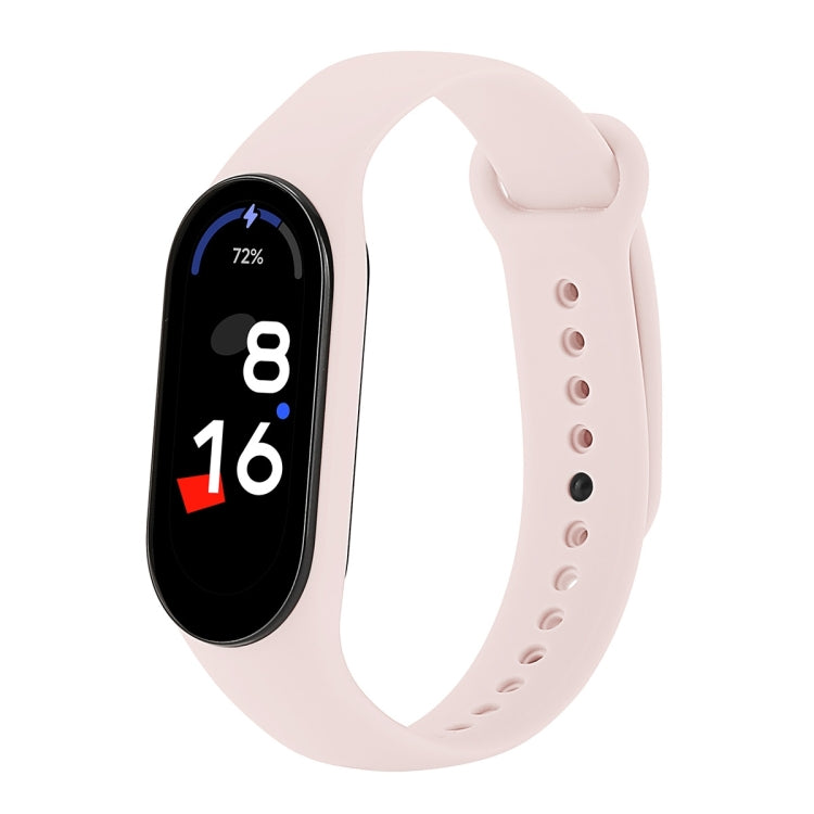 Pink TPU adjustable watch band with fitness tracker display