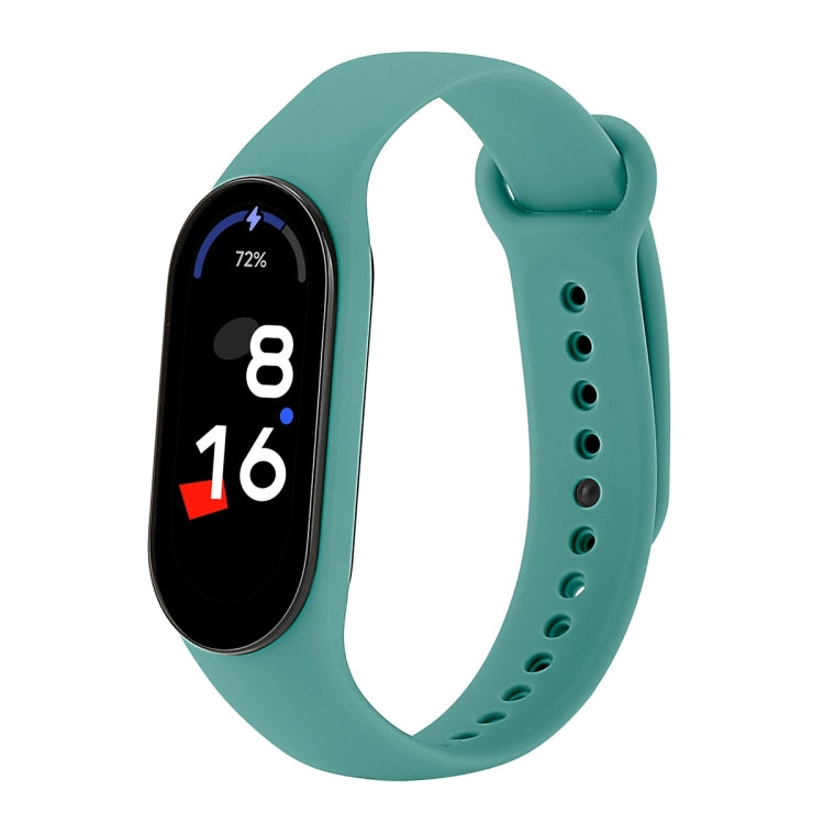 Teal TPU adjustable watch band with fitness tracker display