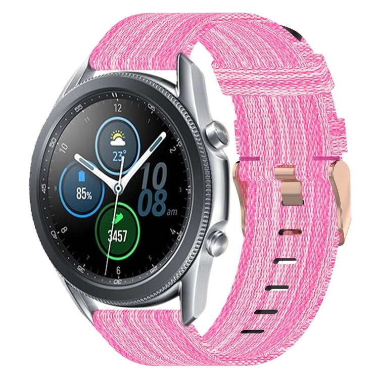 22mm Nylon Woven Watch Band, For Samsung Galaxy Watch3 45mm, For Samsung Galaxy Watch 46mm, For Samsung Gear S3 Classic, For Samsung Gear S3 Frontier