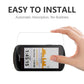 Garmin Edge screen protector film, easy install with automatic absorption and no bubbles