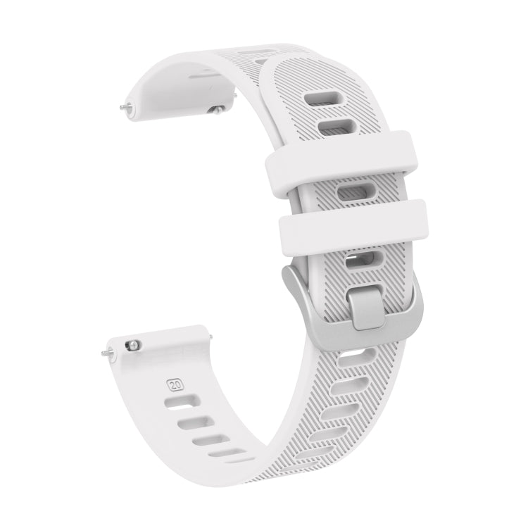 20mm Silicone Twill Watch Band, For Amazfit BIP