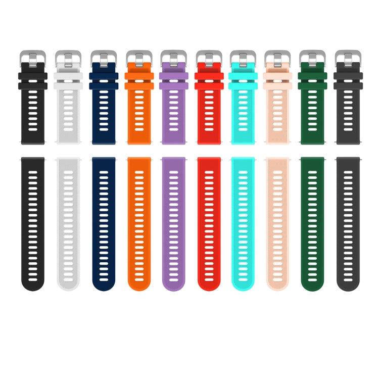 20mm Silicone Twill Watch Band, For Amazfit BIP