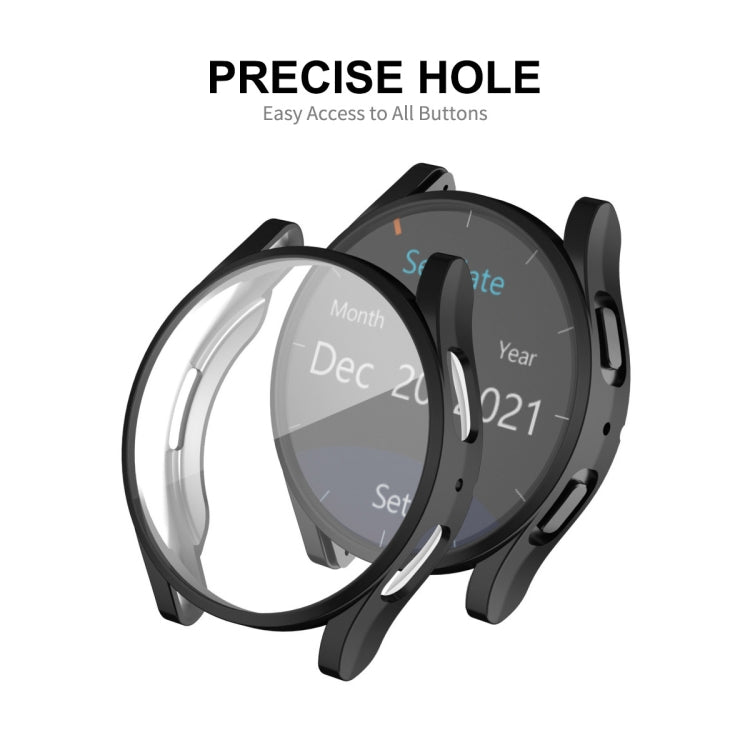 Electroplated soft TPU watch case, precise button cutouts, black
