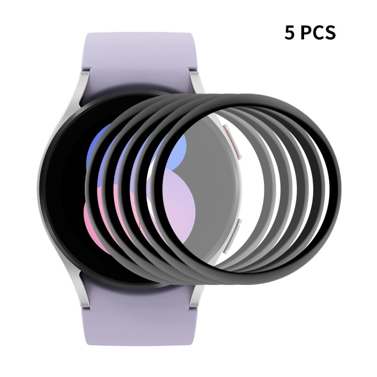 5-pack full coverage smartwatch screen protector film for round Galaxy Watch screen