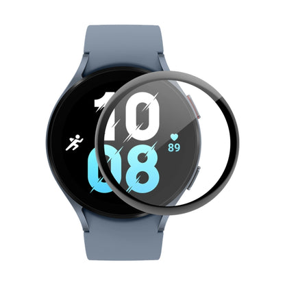 Galaxy Watch 5 screen protector film, clear 3D full-coverage on dark display