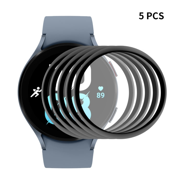 Galaxy Watch 5 screen protectors, 3D clear full-coverage film set of 5