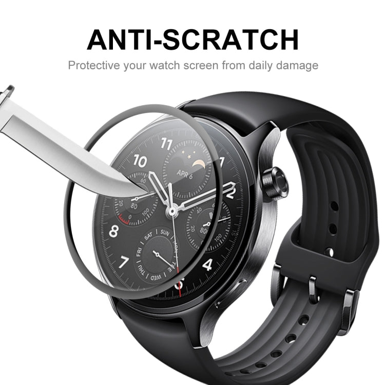 Anti-scratch screen protector film for smartwatch display with protective watch glass