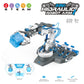 3-in-1 mini hydraulic robot arm science kit with assembled robot on base