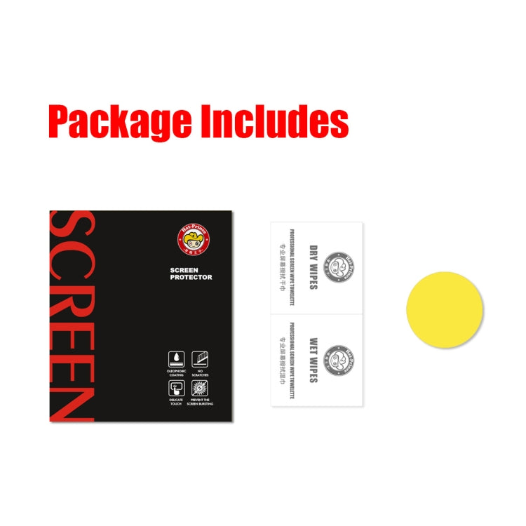 Screen protector film package with included TPU films for smartwatch screen protection