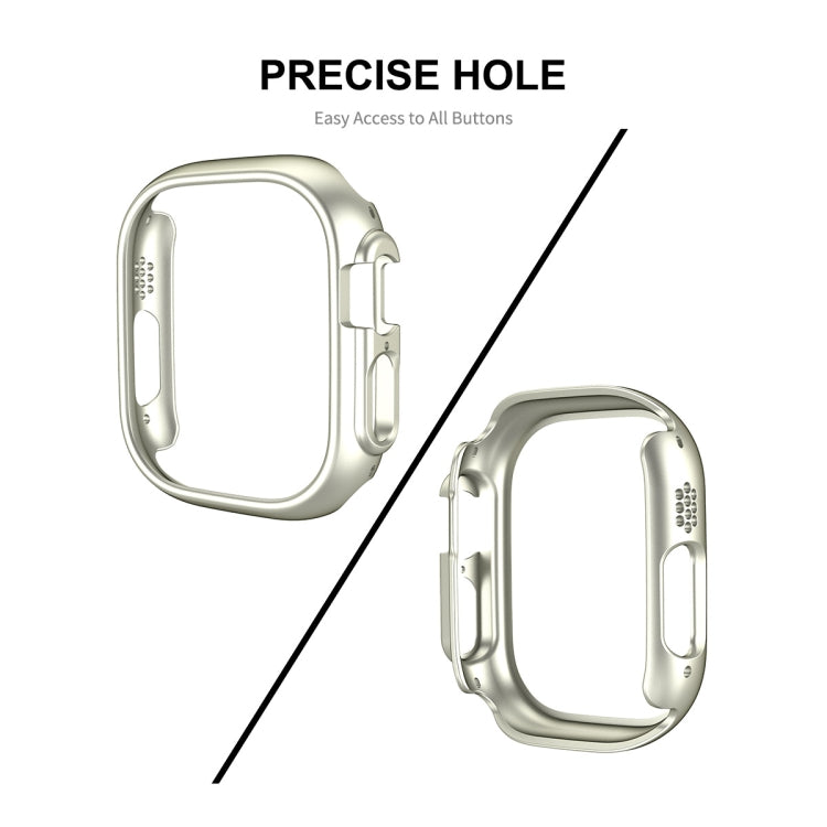 ENKAY 49mm Apple Watch clear case with precise button cutouts