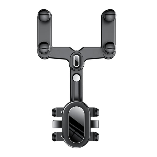 H03 Car Rearview Mirror Mobile Phone Holder 360 Rotation Foldable, H03