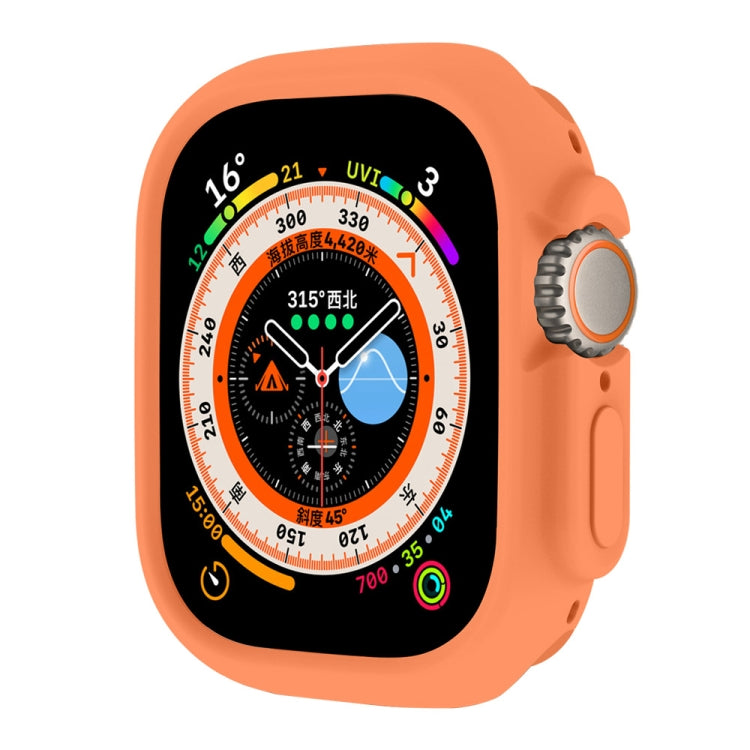 For Apple Watch Ultra 4 / 3 / 2 / 1 49mm ENKAY Solid Color Protective Soft TPU Frame Case