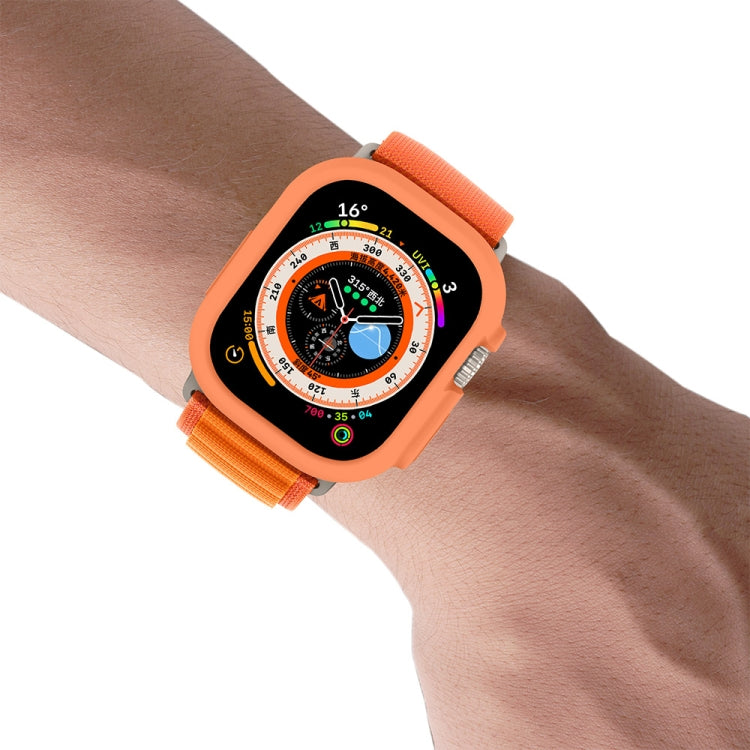 For Apple Watch Ultra 4 / 3 / 2 / 1 49mm ENKAY Solid Color Protective Soft TPU Frame Case