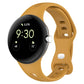 Water Drop Slimming Butterfly Button Solid Silicone Band, For Google Pixel Watch 5 / 4 / 3 / 2 / 1 41mm