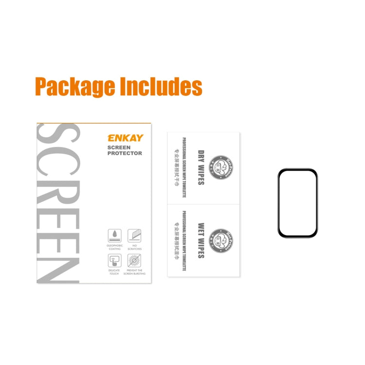 Screen protector pack with Enkay branded sleeves and two protective film sheets