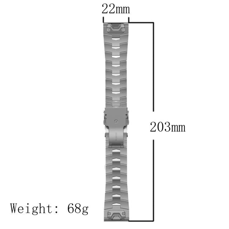 22mm Titanium Alloy Watch Band, For Amazfit Falcon