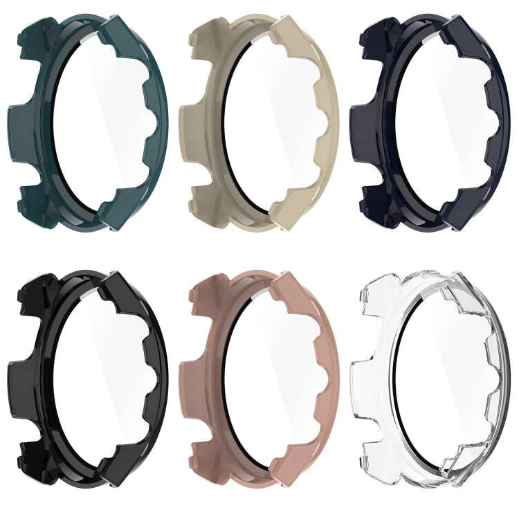 Watch protective case frames with toughened film, showing multiple colors