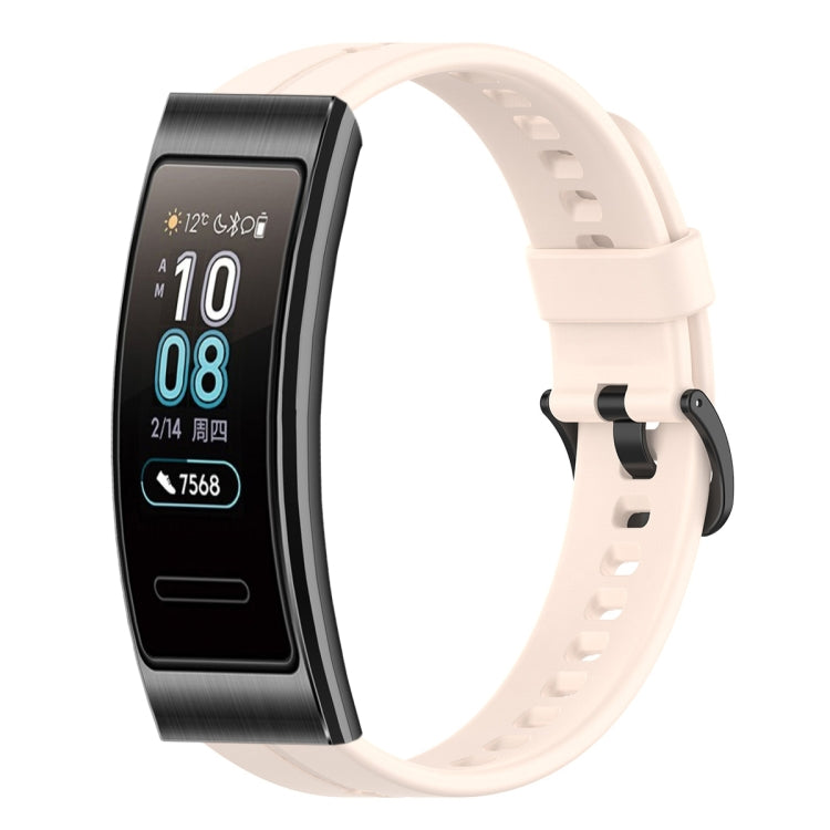 Black silicone smartwatch strap with metal clasp and perforated holes