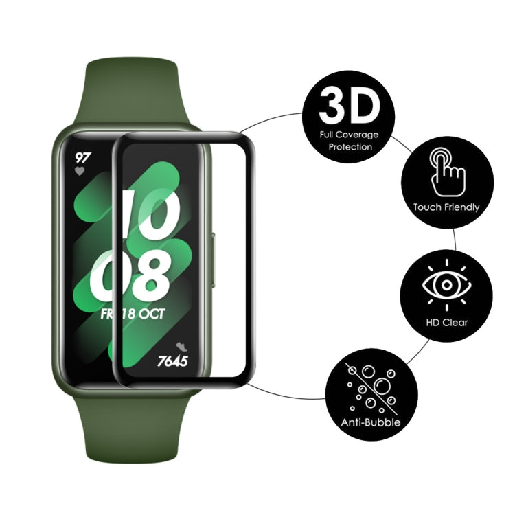 Huawei Band screen protector film, 3D full-coverage glass with anti-bubble design