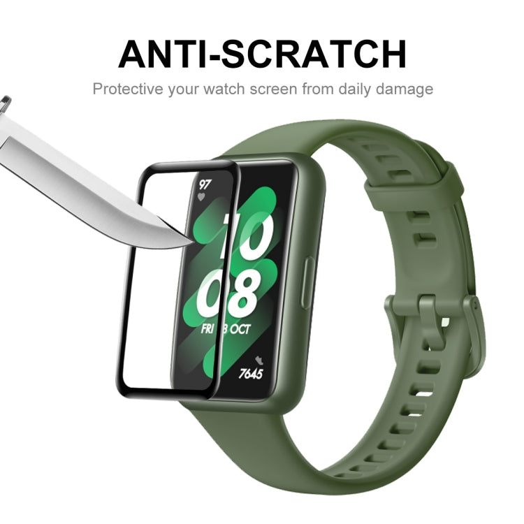 Huawei Band screen protector film with anti-scratch protection on smartwatch