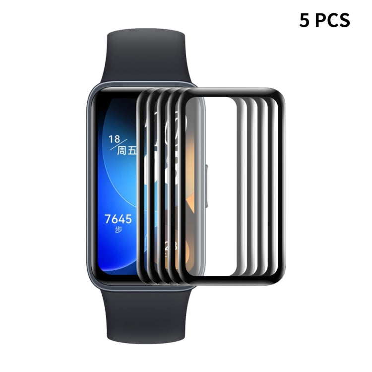 Huawei Band screen protector set of 5, multiple curved edge full-coverage films