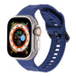 Ripple silicone sports watch band, dark blue, for Apple Watch 42/44mm models