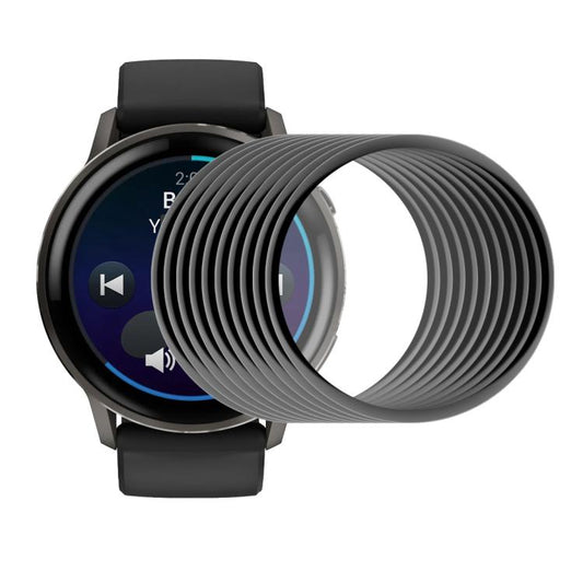 3D full-coverage screen protector film for Garmin smartwatch, black band