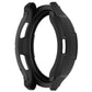 Black TPU rotating watch protective case open-frame ring with side tabs