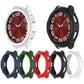 Set of TPU rotating watch protective cases in multiple colors, bezel and ring visible